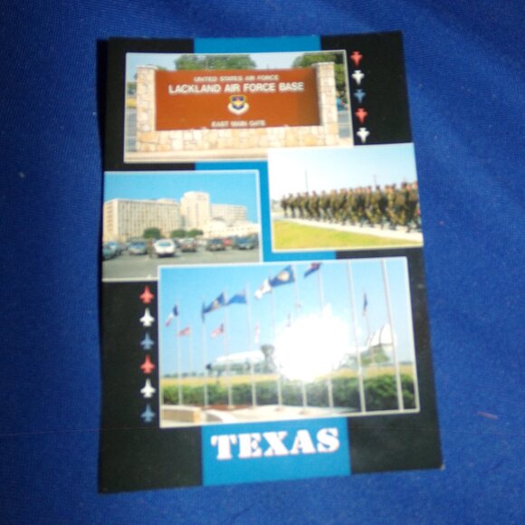 Vintage Lackland Air Force Base Postcard - San Antonio Texas - Picture 3 of 5